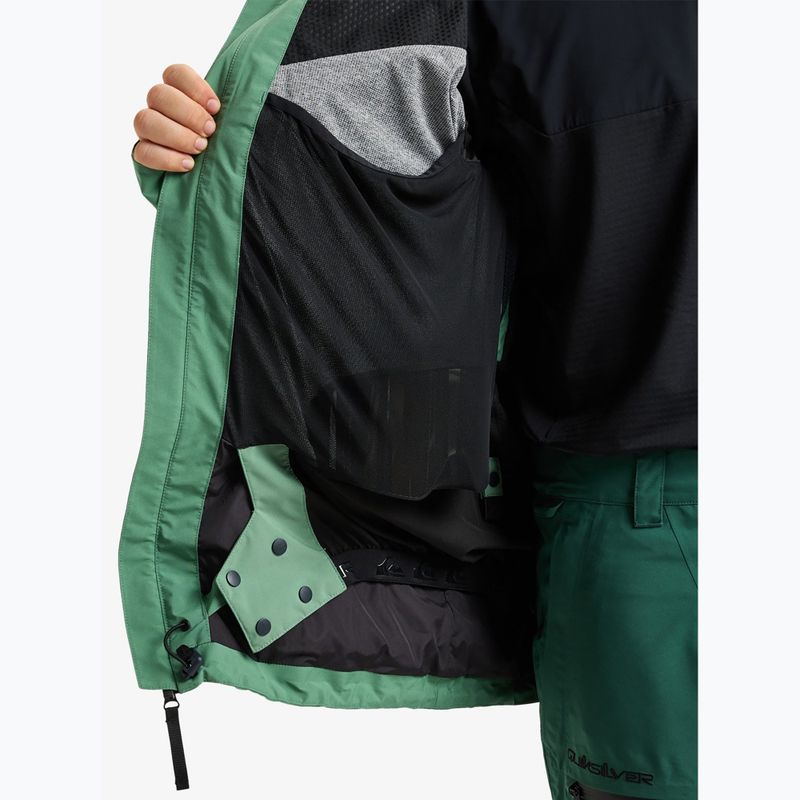 Detská snowboardová bunda Quiksilver Forever Stretch GTX dark ivy 14