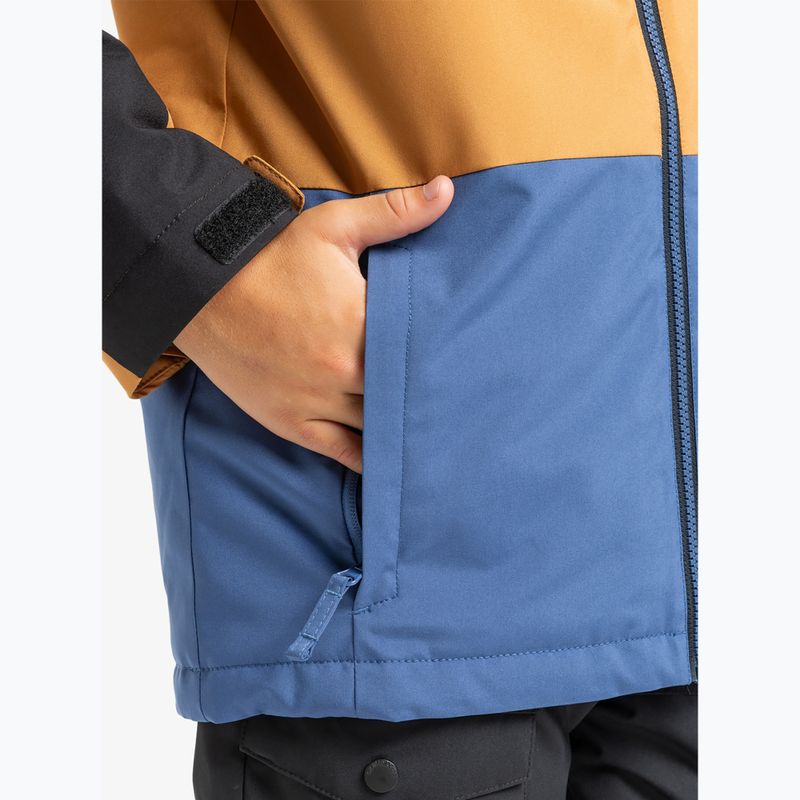 Detská snowboardová bunda Quiksilver Side Hit Block true navy 7