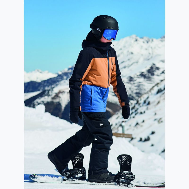 Detská snowboardová bunda Quiksilver Side Hit Block true navy 8
