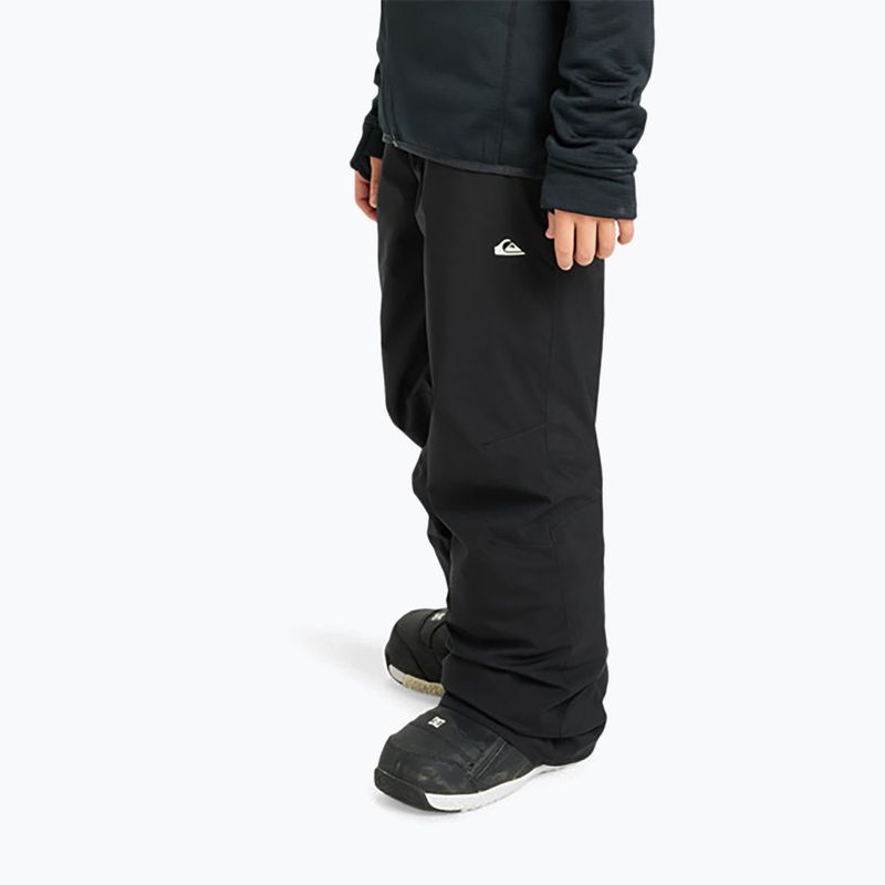 Detské snowboardové nohavice Quiksilver Estate true black 4