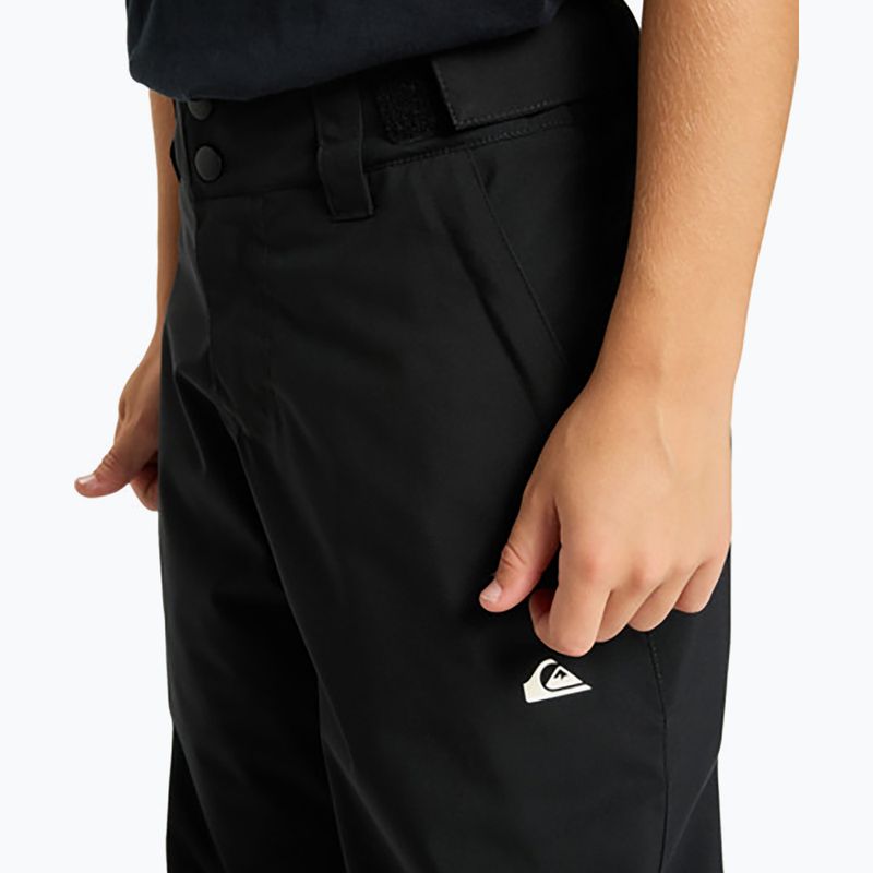 Detské snowboardové nohavice Quiksilver Estate true black 5