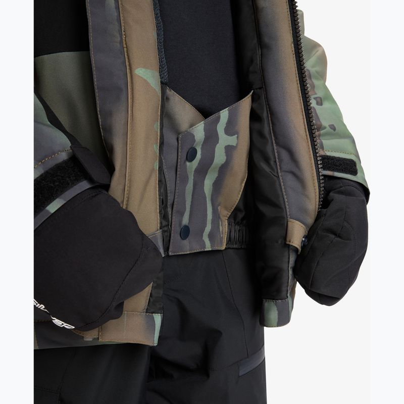 Detská snowboardová bunda Quiksilver Side Hit Block bloomfade dark ivy 7