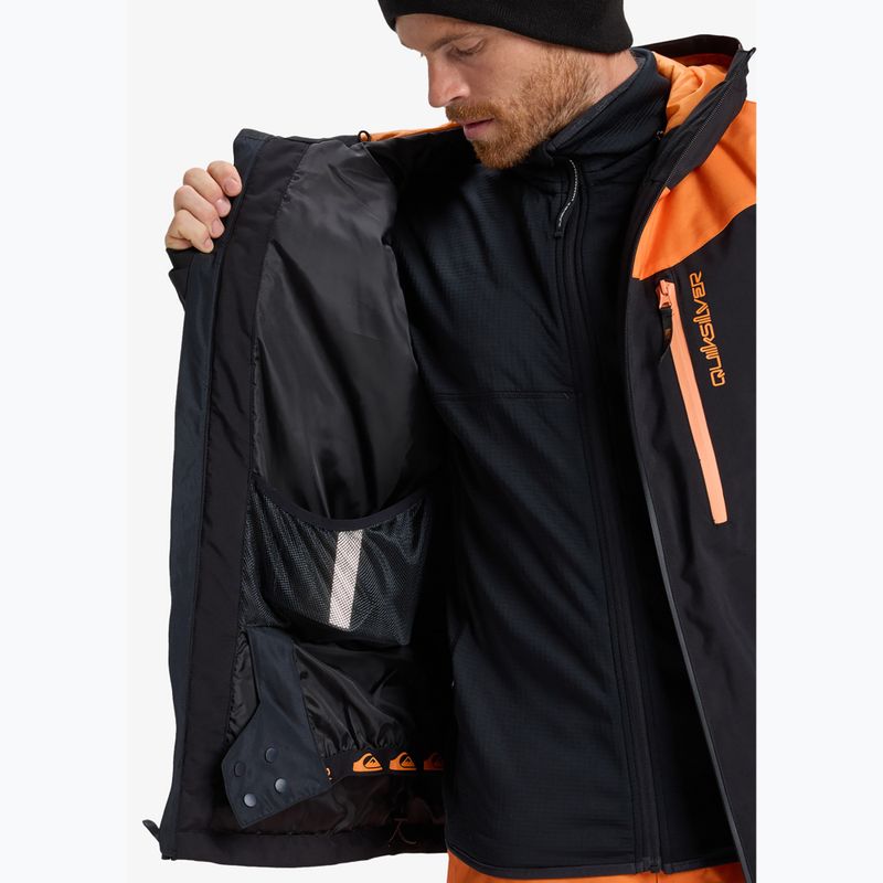 Pánska snowboardová bunda Quiksilver Titano almond 12