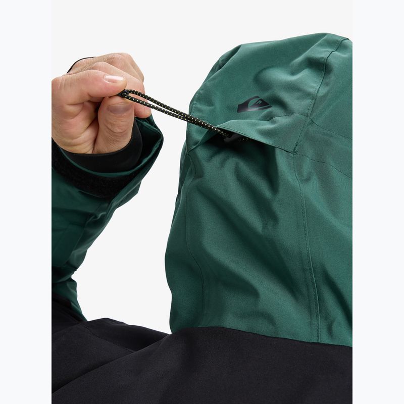 Pánska snowboardová bunda Quiksilver Titano trekking green 6