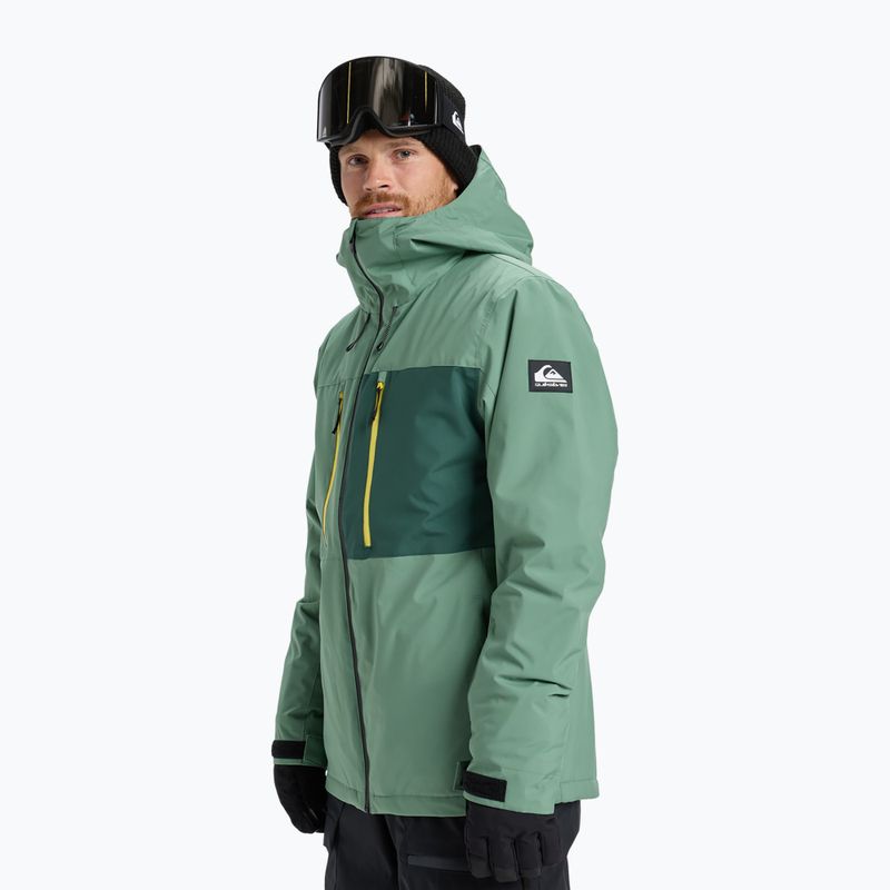 Detská snowboardová bunda Quiksilver Sycamore Solid 20K dark ivy 4