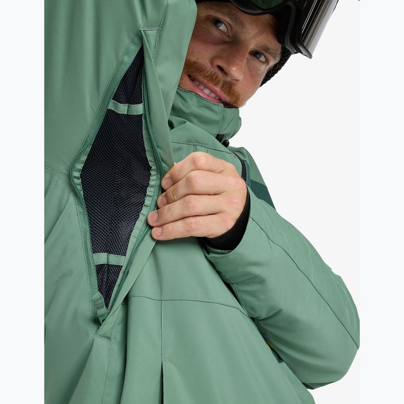 Detská snowboardová bunda Quiksilver Sycamore Solid 20K dark ivy 9