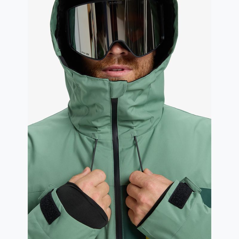 Detská snowboardová bunda Quiksilver Sycamore Solid 20K dark ivy 10