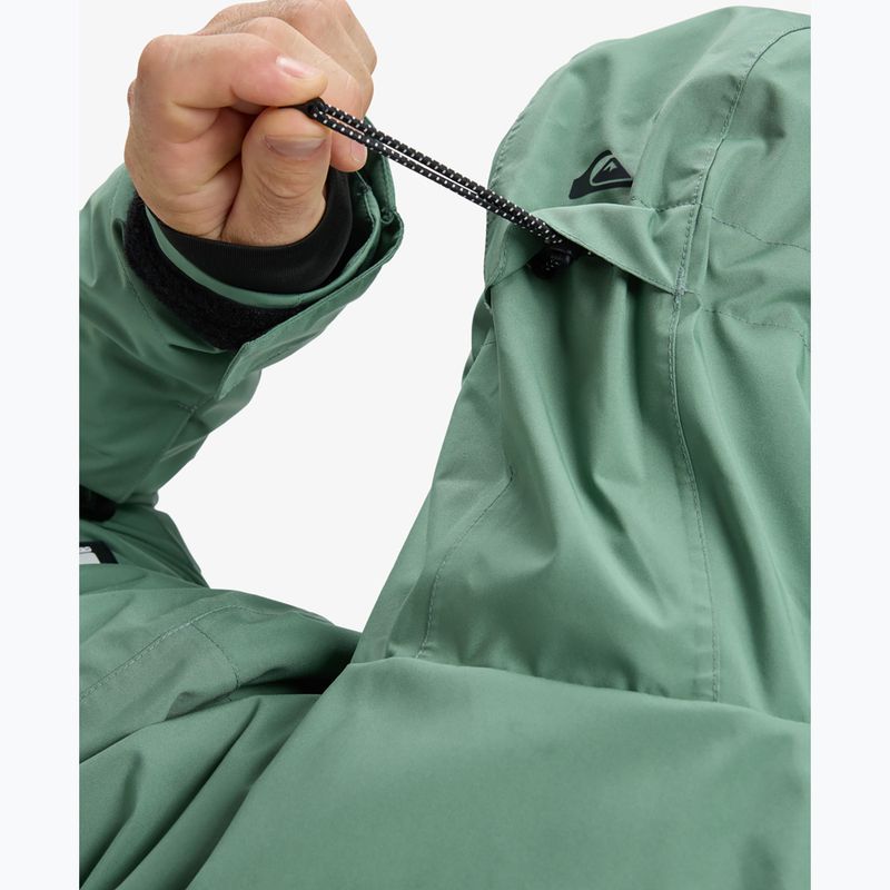 Pánska snowboardová bunda Quiksilver Sycamore Solid 20K dark ivy 12