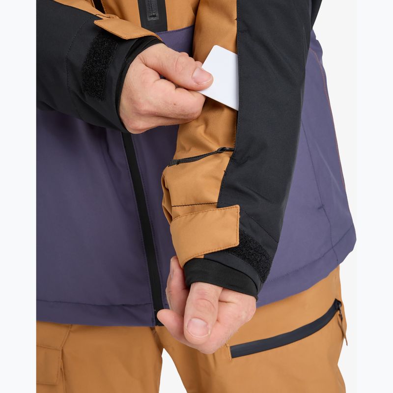 Pánska snowboardová bunda Quiksilver Sycamore Block 20K dark ivy 5