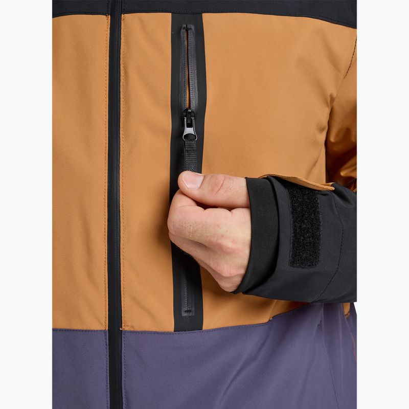 Pánska snowboardová bunda Quiksilver Sycamore Block 20K dark ivy 7