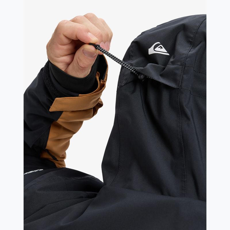 Pánska snowboardová bunda Quiksilver Sycamore Block 20K dark ivy 12