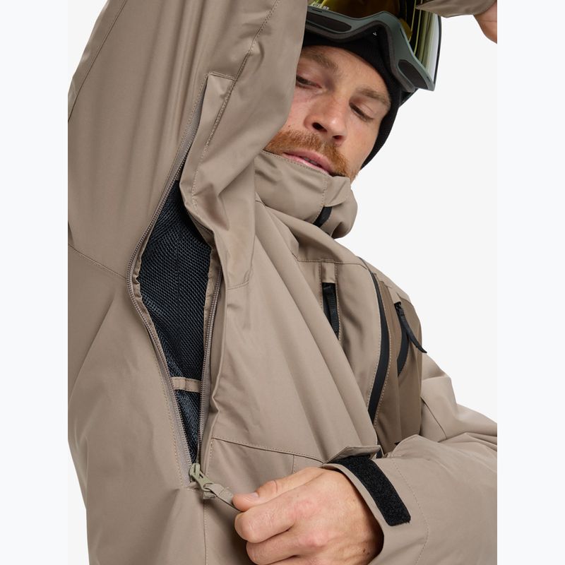 Pánska snowboardová bunda Quiksilver Sycamore Solid 20K fallen rock 7