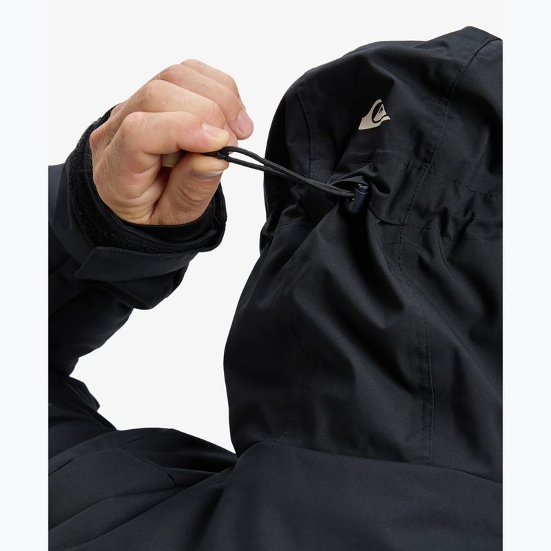 Pánska snowboardová bunda Quiksilver The Edge true black 12