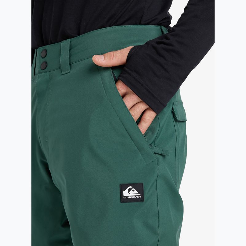 Detské snowboardové nohavice Quiksilver Estate trekking green 4