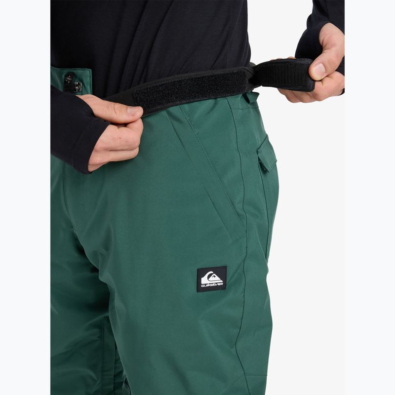 Detské snowboardové nohavice Quiksilver Estate trekking green 7