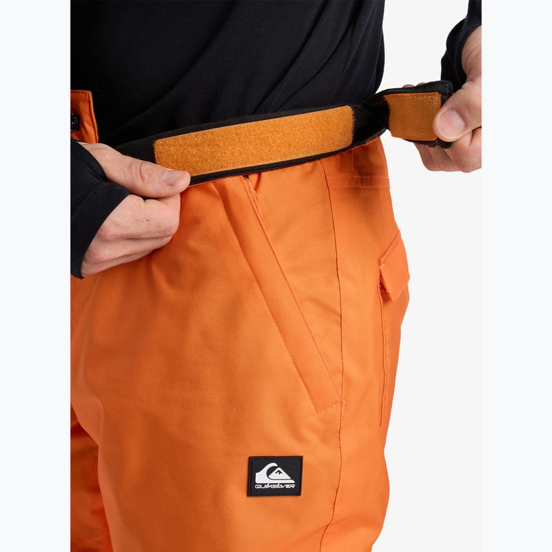 Detské snowboardové nohavice Quiksilver Estate orange peel 8