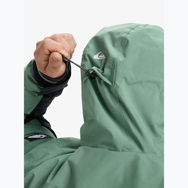 Pánska snowboardová bunda Quiksilver Sycamore Block 20K dark ivy 10