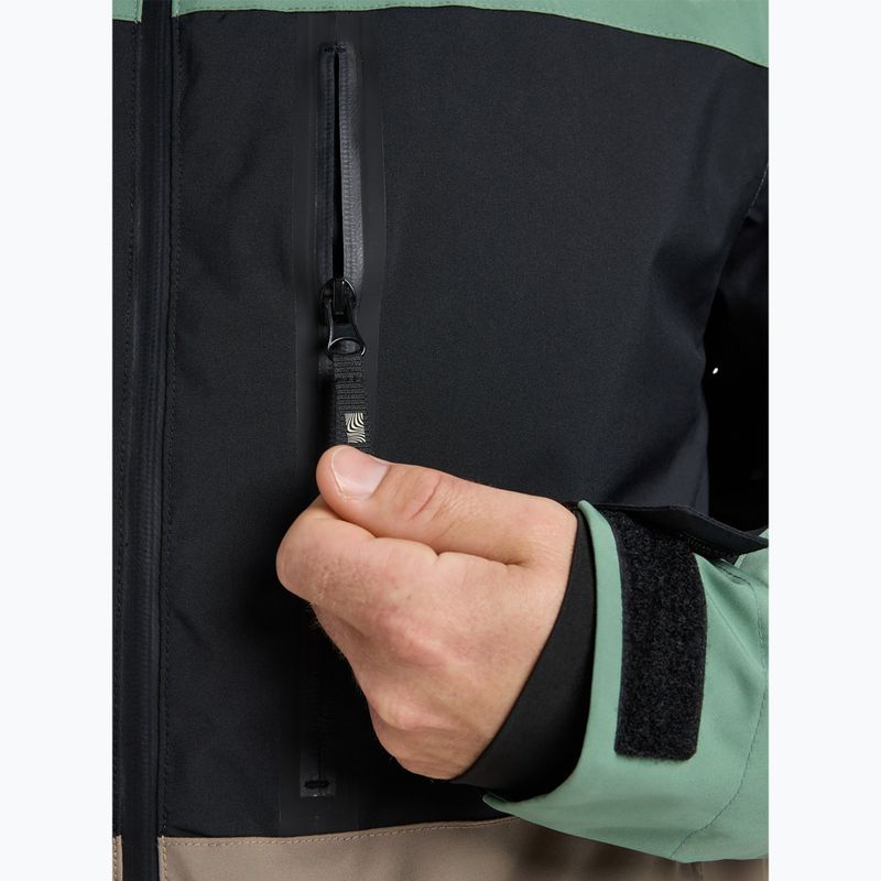 Pánska snowboardová bunda Quiksilver Sycamore Block 20K dark ivy 2