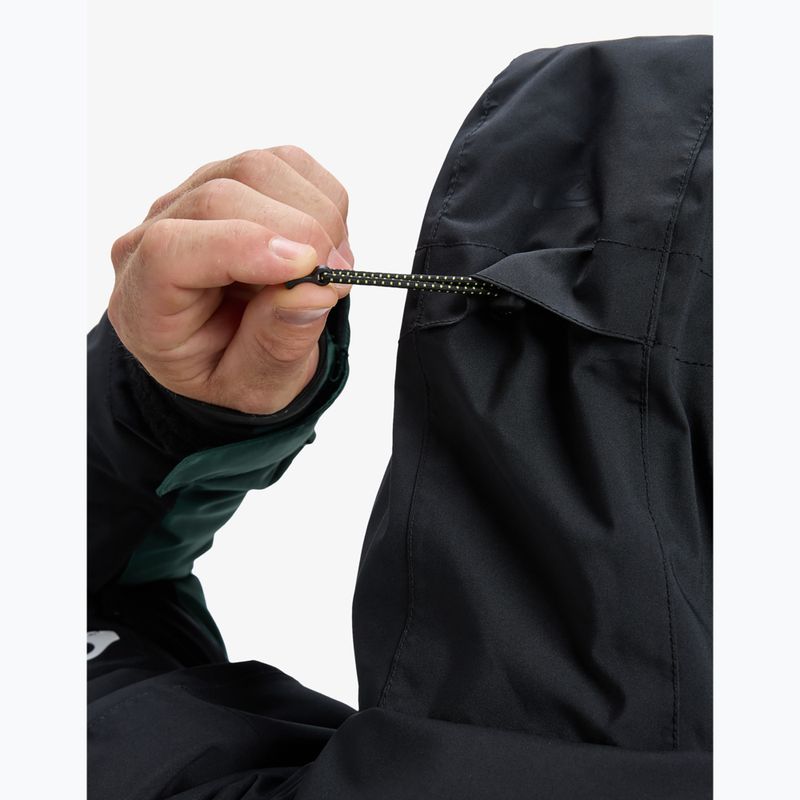 Pánska snowboardová bunda Quiksilver Sycamore Block 20K dark ivy 12