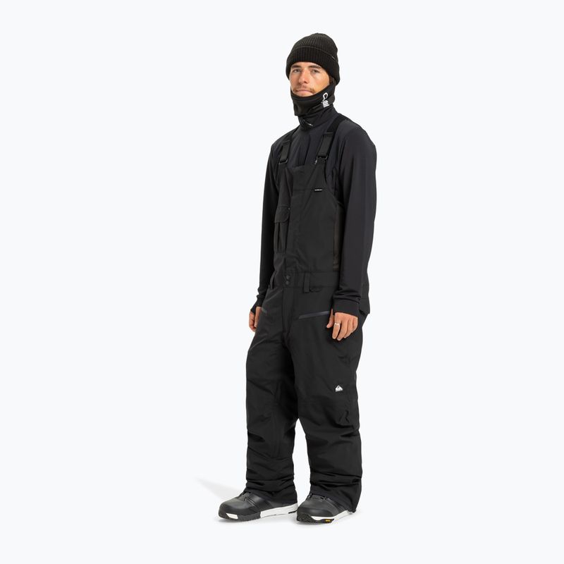 Pánske snowboardové nohavice Quiksilver Paramo Stretch 20K Bib true black 3