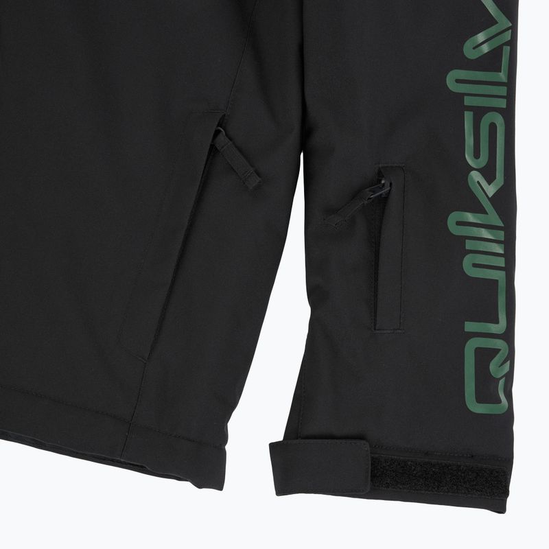 Detská snowboardová bunda Quiksilver Mission true black 12