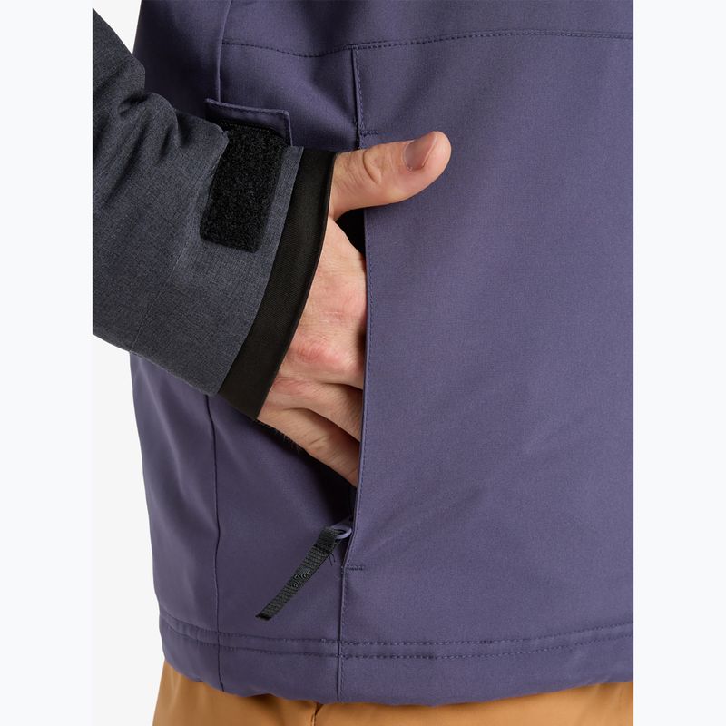 Pánska snowboardová bunda Quiksilver Dawson graystone 11