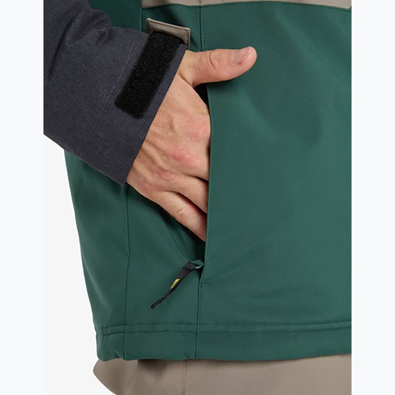 Pánska snowboardová bunda Quiksilver Dawson trekking green 9