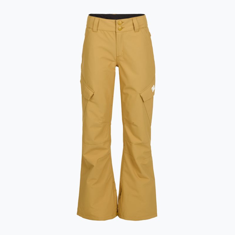 Detské snowboardové nohavice DC Nonchalant mustard gold 6