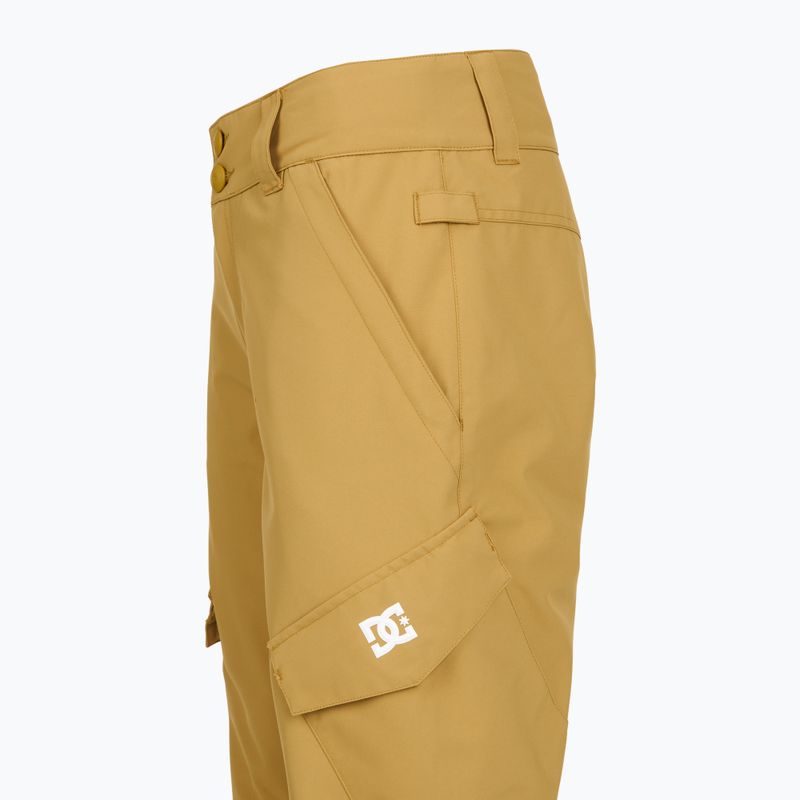 Detské snowboardové nohavice DC Nonchalant mustard gold 8