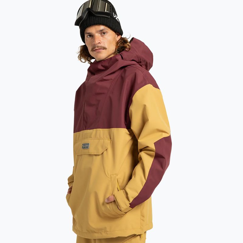 Pánska snowboardová bunda 4F Softshell M500 multicolor 4