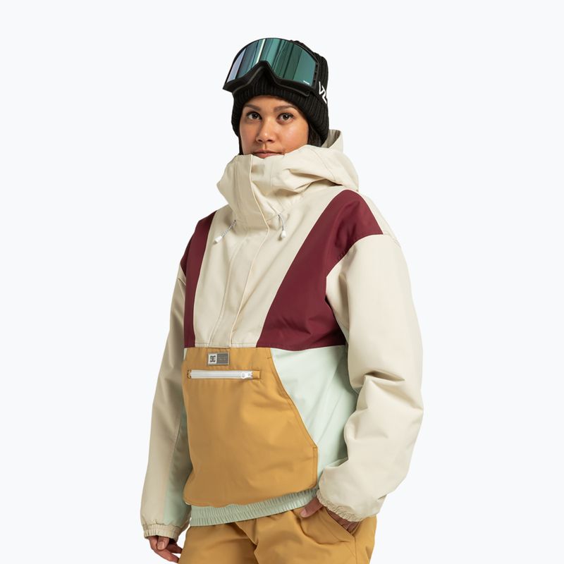 Dámska snowboardová bunda DC Chalet Anorak oatmeal 4