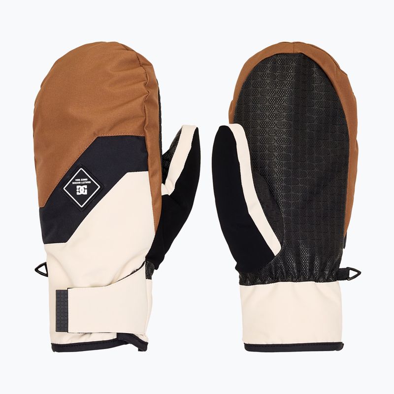 Pánske snowboardové rukavice DC Franchise Mitten toffee