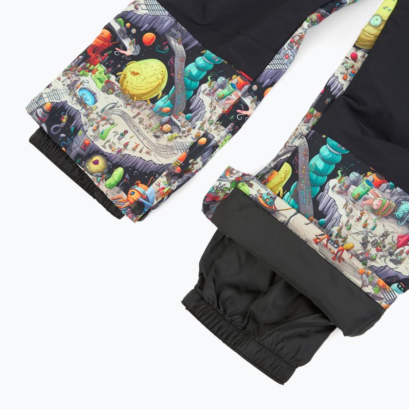 Detské snowboardové nohavice DC Roadblock Youth Bib outer world black 7