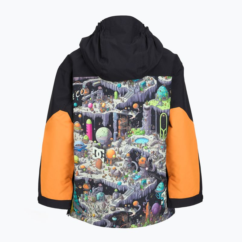 Detská snowboardová bunda DC 43 Youth Anorak outer world black 2