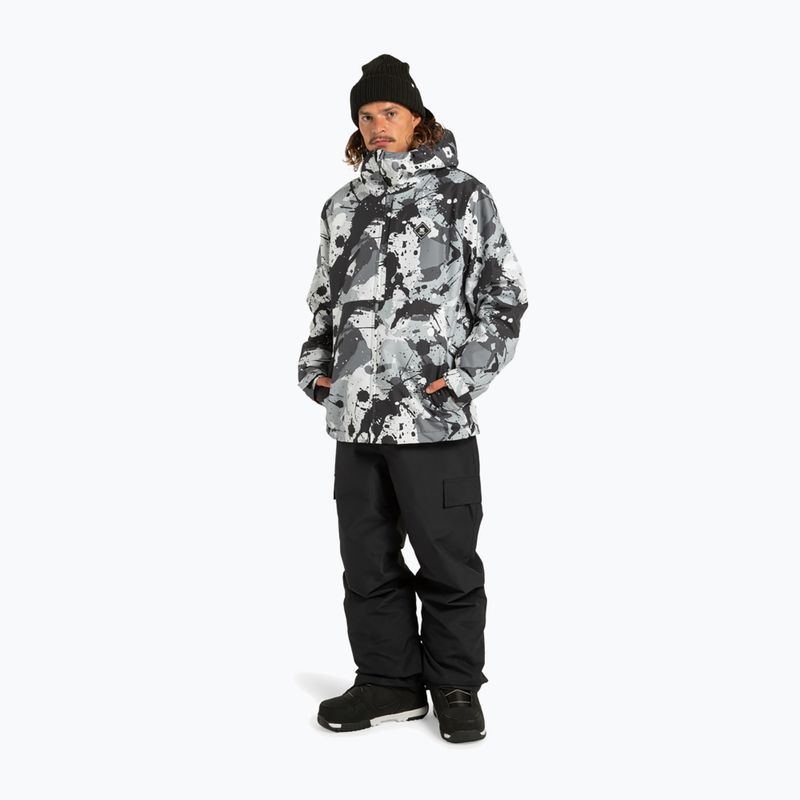 Pánska snowboardová bunda DC Basis Print outer world black 2