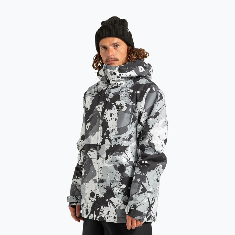 Pánska snowboardová bunda DC Basis Print outer world black 4