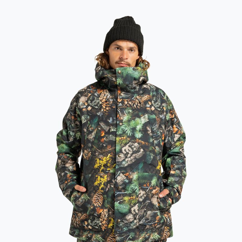 Pánska snowboardová bunda DC Tundra pine photo camo