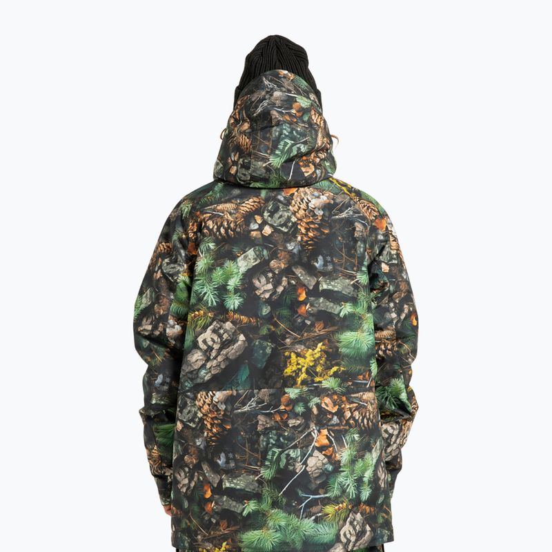 Pánska snowboardová bunda DC Tundra pine photo camo 3