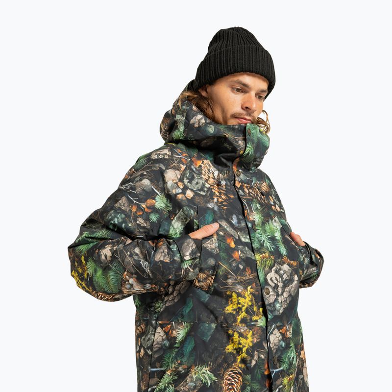 Pánska snowboardová bunda DC Tundra pine photo camo 5