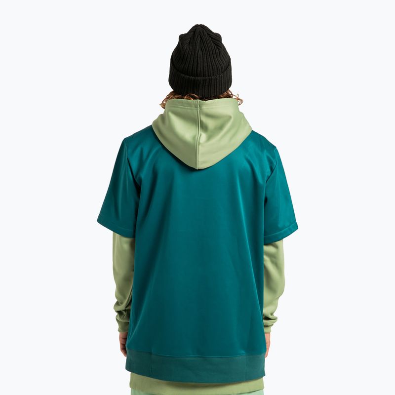 Pánska snowboardová mikina DC Dryden deep teal 3