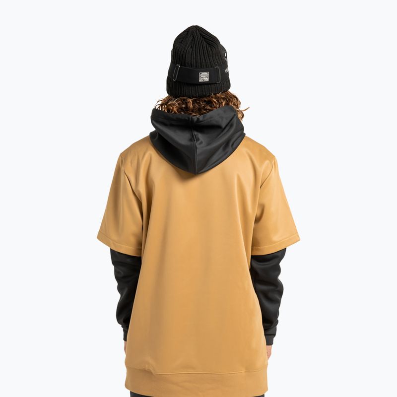 Pánska snowboardová mikina DC Dryden mustard gold 3