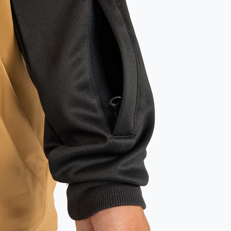 Pánska snowboardová mikina DC Dryden mustard gold 5