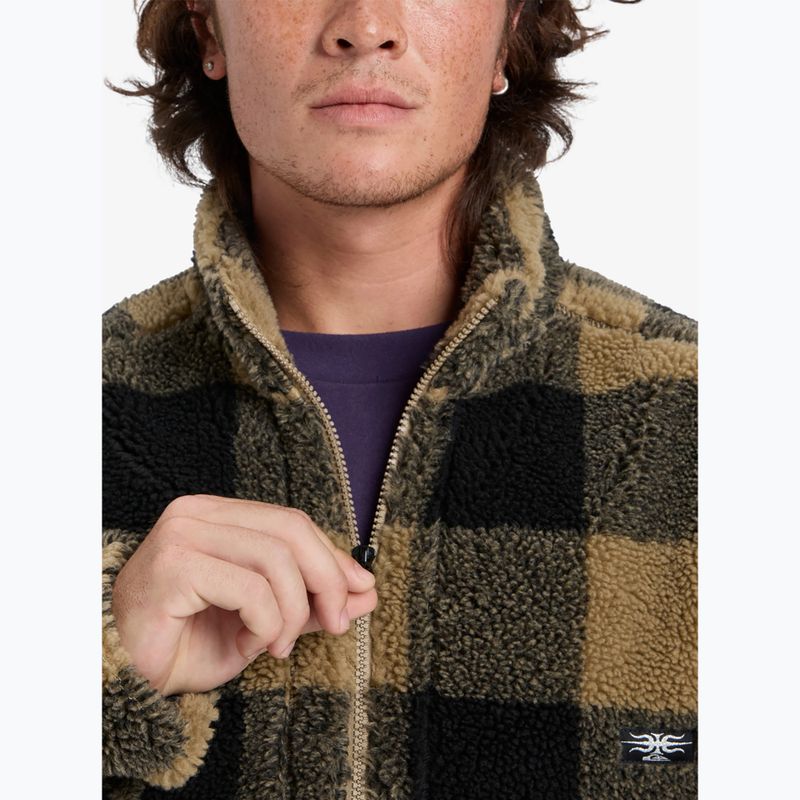 Pánska snowboardová mikina Quiksilver Mercury Woodlands Sherpa woodlands elmwood 5