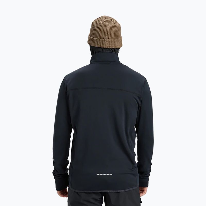 Pánska snowboardová mikina Quiksilver Steep Point Full Zip Fleece true black 3