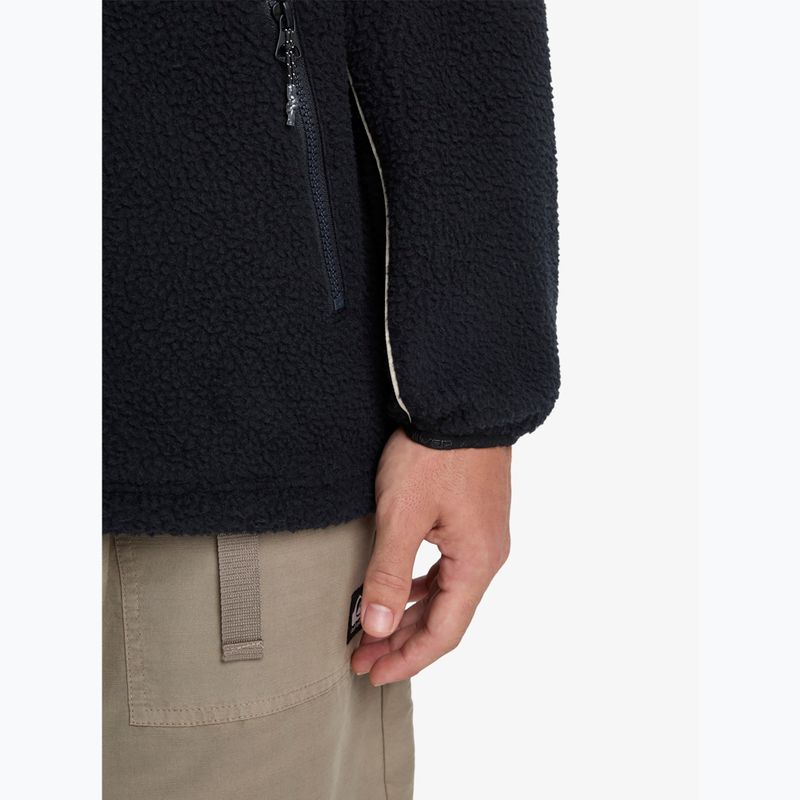 Pánska snowboardová mikina Quiksilver Omni Sherpa Half Zip black 6