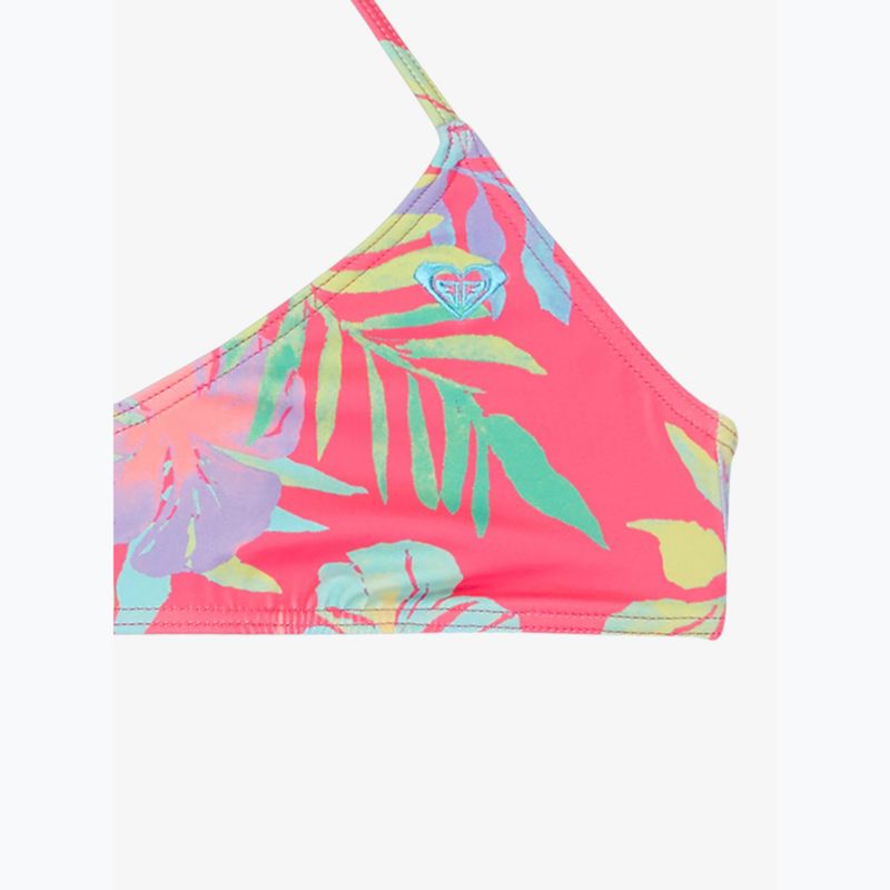 Detské dvojdielne plavky ROXY Aquarella Tri Bralette Set sangria sunset 3