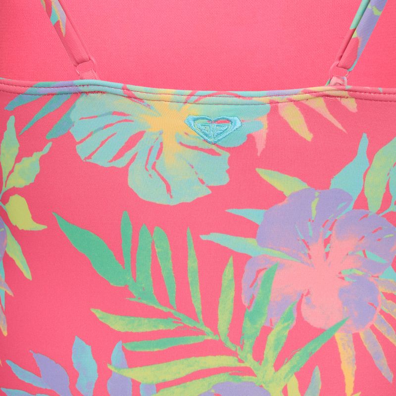 Detské jednodielne plavky ROXY Aquarella sangria sunset aquarella rg 3