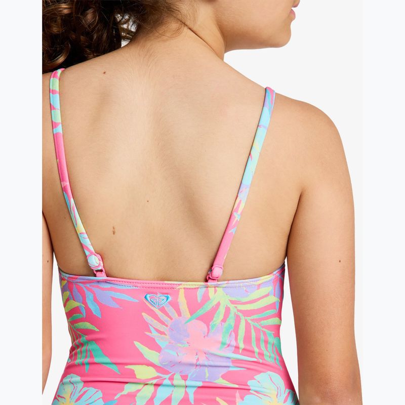 Detské jednodielne plavky ROXY Aquarella sangria sunset aquarella rg 5