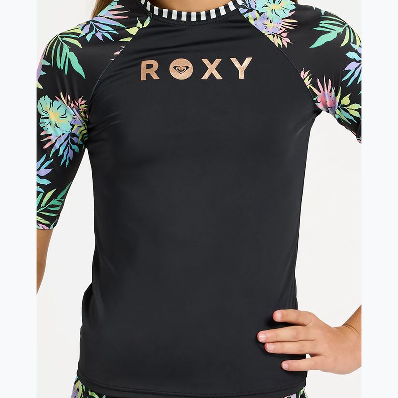 Detské plavecké tričko ROXY Active RG Lycra XMGB anthracite aquarella active rg 5