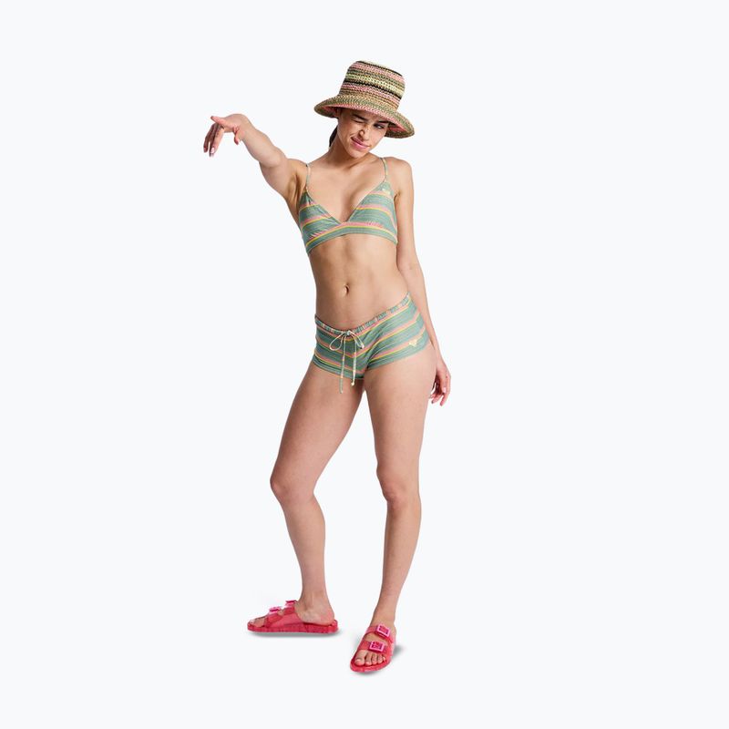 Spodný diel plaviek ROXY Ocean Dreamer Classic Shorty Lr oil green say it with stripes 2